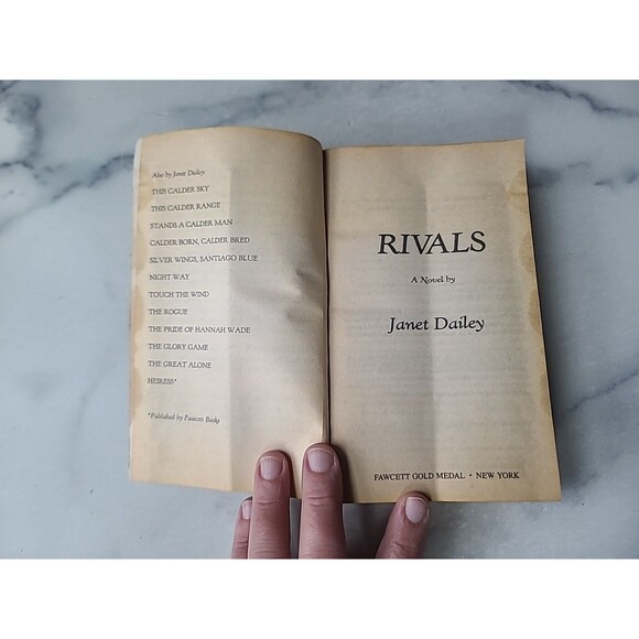 Rivals by Janet Daily (1990, Mass Market) - Picture 3 of 10